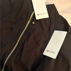Lululemon Athletica Black Jacket with Gold Accents
